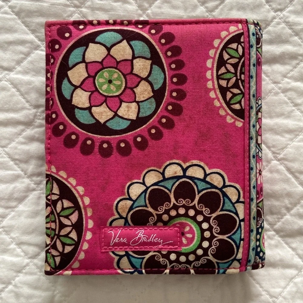 Vera Bradley Cupcake Pink Office Campus Notepad Agenda Planner With New Gel Pen